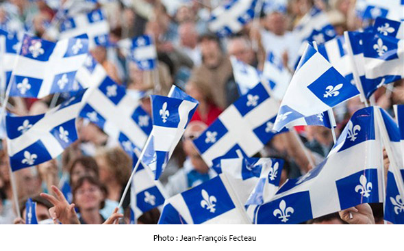 Drapeau du Québec fête nationale