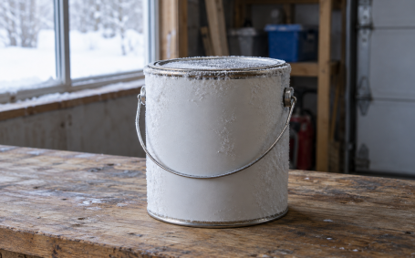 Votre peinture a gelé :